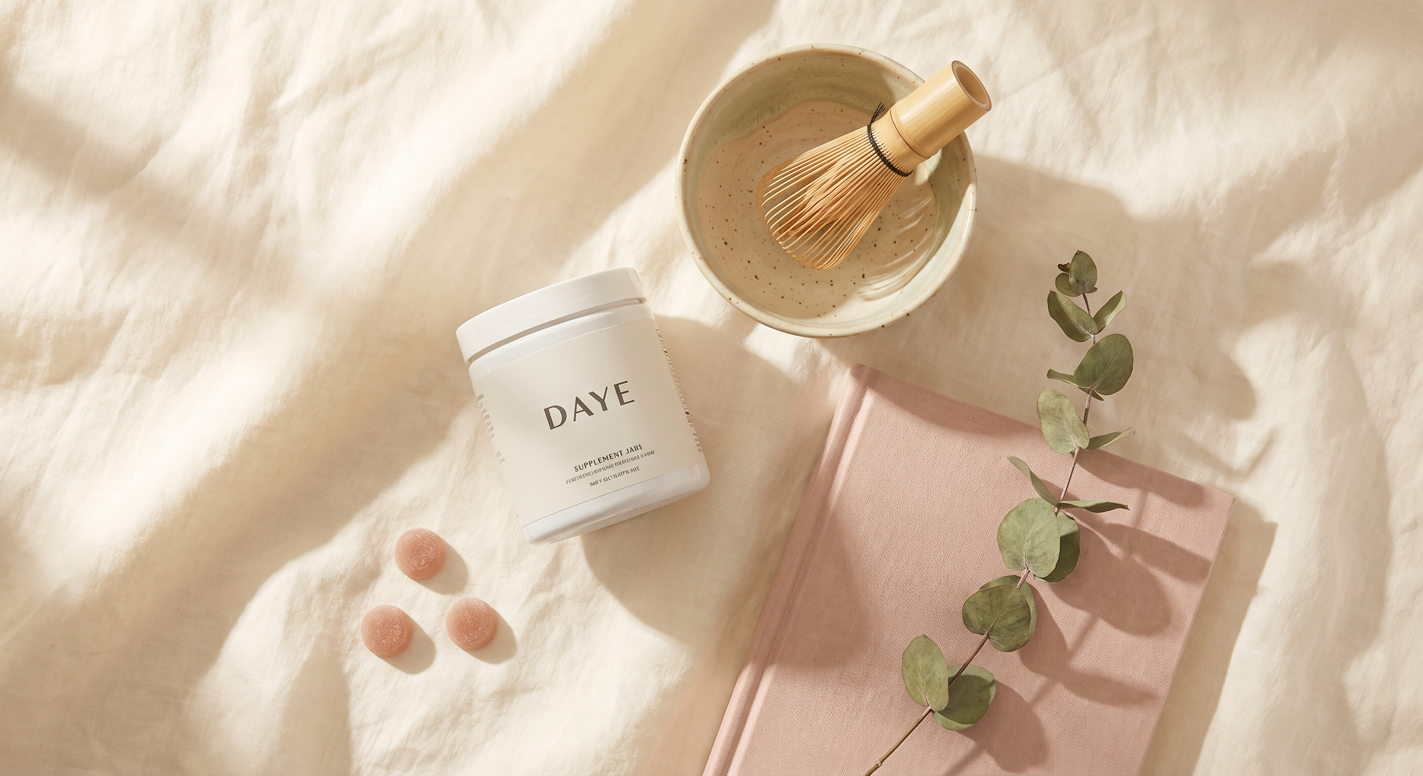 Daye morning ritual flatlay